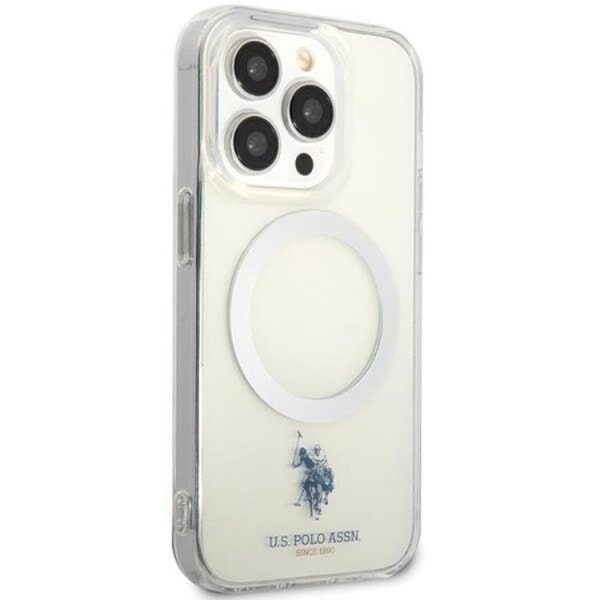 US Polo iPhone 15 mobiltaske MagSafe Collection - Gennemsigtig