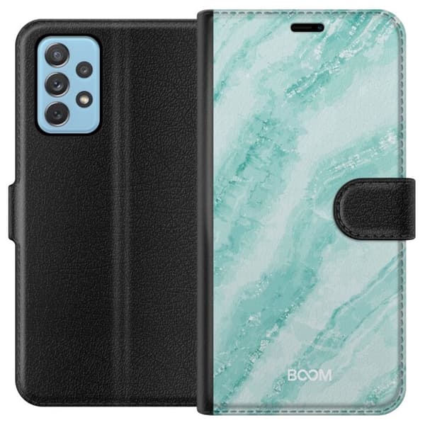 Plånboksfodral till Samsung Galaxy A52 5G med Mint Marble