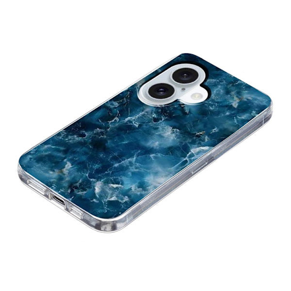 Mobilskal till iPhone 17 Marble Pattern Printing Soft - Grå Grå