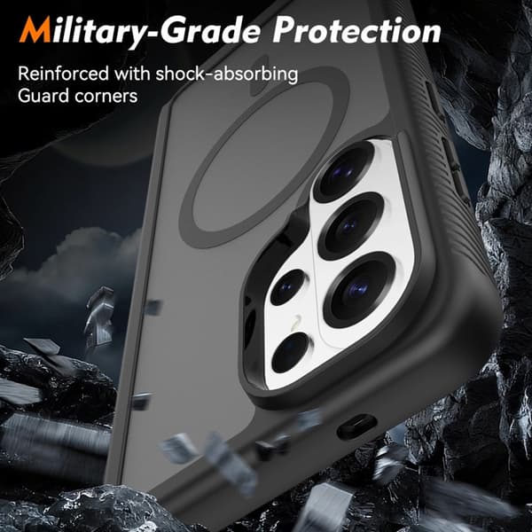 Tech-Protect Telefontaske Til Galaxy S26 Ultra Magsafe Defense - Matt Sort Svart