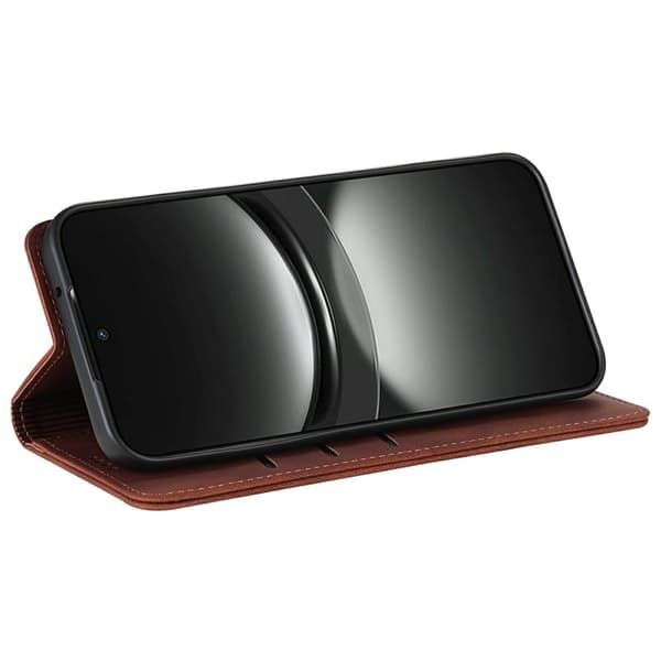 AZNS Samsung Galaxy A26 5G Plånboksfodral Konstläder - Brun