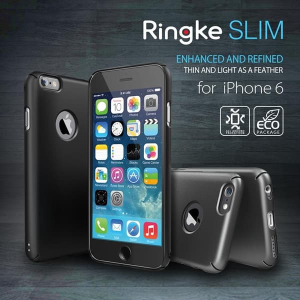 Ringke Logo-Cut Slim Dual Coated Skal till Apple iPhone 6 / 6S  (Vit) White