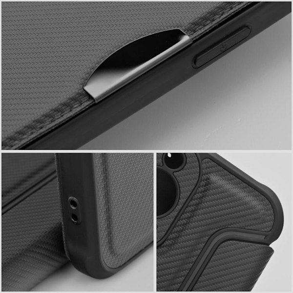 Xiaomi Redmi Note 13 Pro Plus Plånboksfodral Razor - Svart
