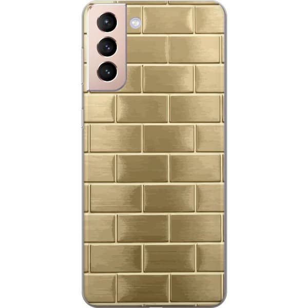 Mobilskal till Samsung Galaxy S21 med Gyllene Murstenar