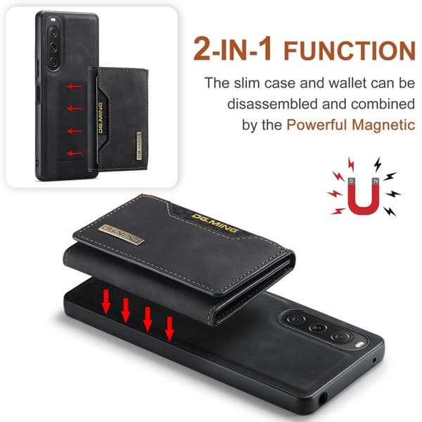 DG.MING M2 Series Mobilskal till Sony Xperia 10 V Shockproof Svart