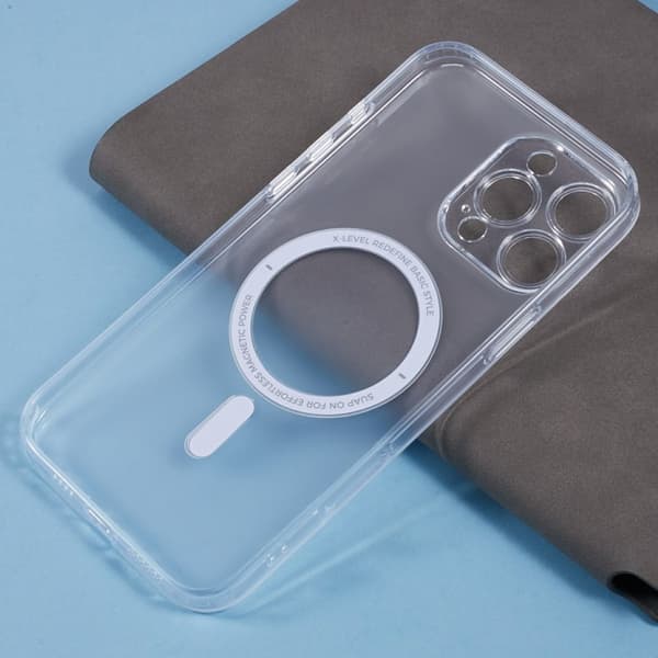 X-LEVEL Mobilskal till iPhone 16 Pro Max MagSafe Transparent TPU