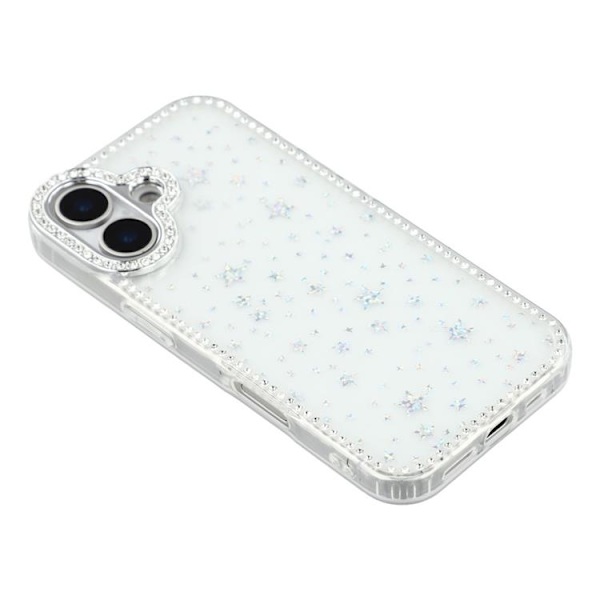 Mobilskal till iPhone 17 Rhinestone Edge - Starry Transparent Transparent