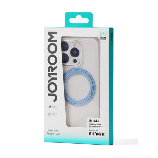Joyroom Mobilskal till iPhone 16 Pro Max MagSafe 360° Ringstativ JR-16JL6 Blå