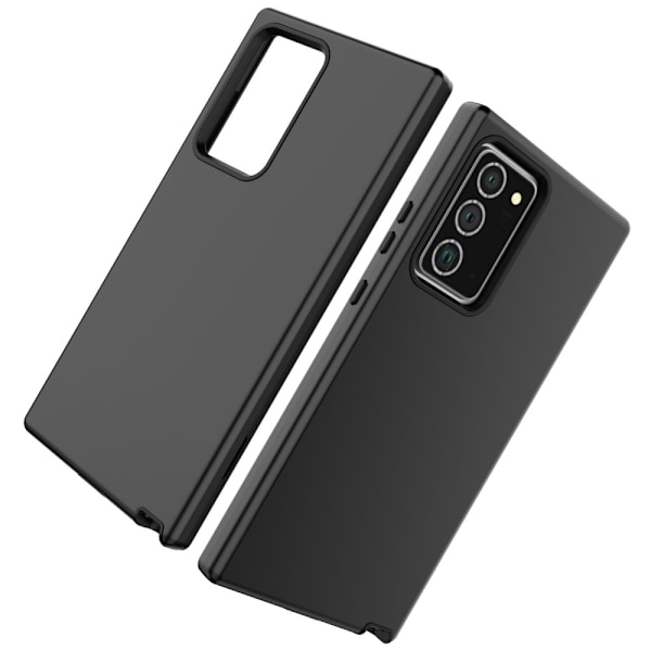 Gummibelagt cover til Samsung Galaxy Note 20 - Sort Black