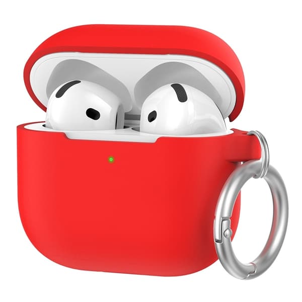 AHASTYLE AirPods 4 Mobilskal Silikon PT196 - Röd Röd