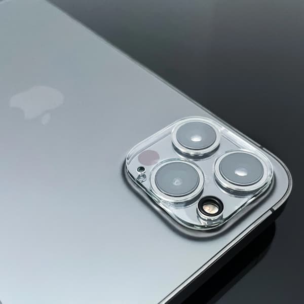 Wozinsky iPhone 16 Pro Max Objektivdæksel Hærdet Glas 9H - Klar Svart