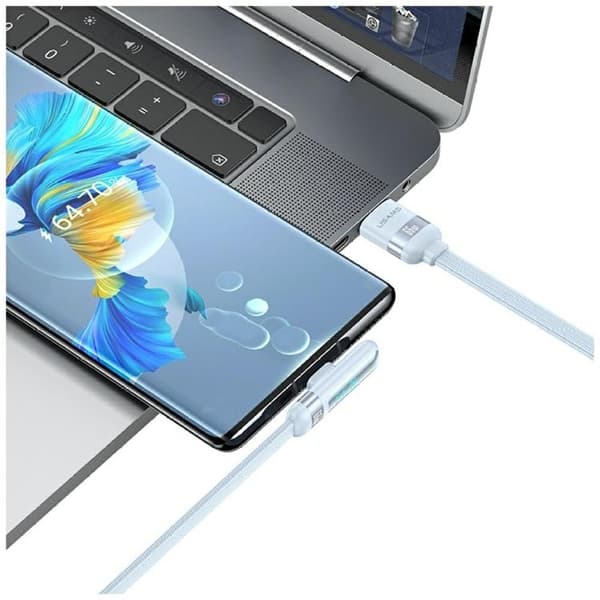 USAMS USB-A til USB-C Kabel 120cm US-SJ651 Lila