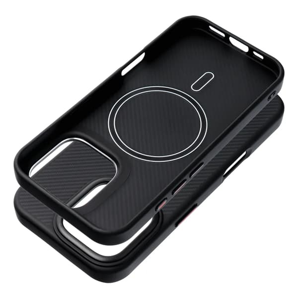 Mobilskal till iPhone 15 Pro Magsafe Carbon Elite - Svart Svart