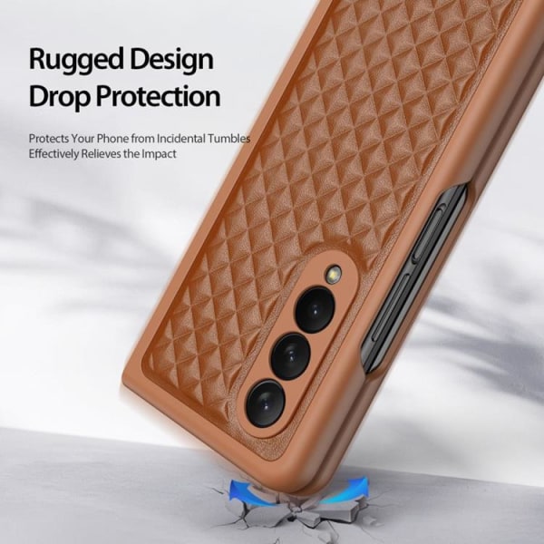 Dux Ducis Galaxy Z Fold 4 Case Venice - ruskea