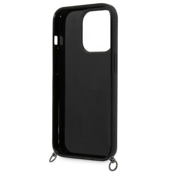 Karl Lagerfeld iPhone 14 Pro Max Skal med halsband Stripes Strap