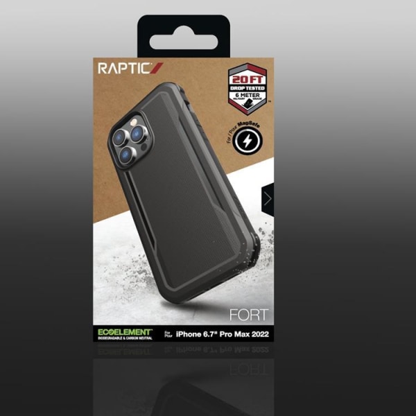 Raptic iPhone 14 Pro Max Skal Magsafe Fort Armored - Svart