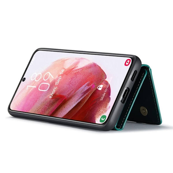DG.MING Konstläder Plånboksfodral för Samsung Galaxy S23+ Grön