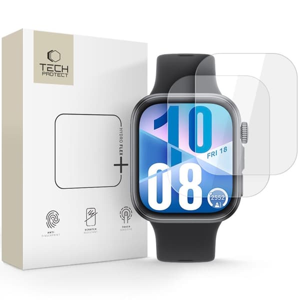 [2-Pack] Tech-Protect Skärmskydd Huawei Watch Fit 3/4 Hydro Flex Transparent