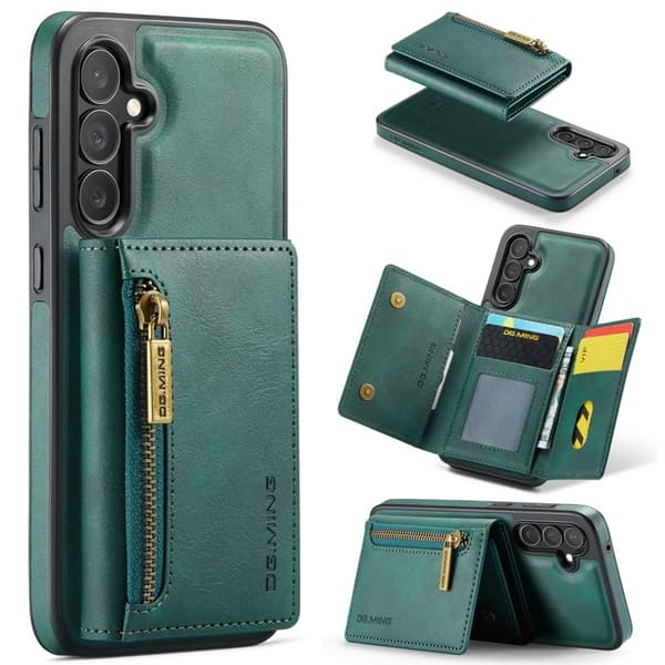 DG.MING M5 Series Mobilskal till Samsung Galaxy S25+ Konstläder Grön