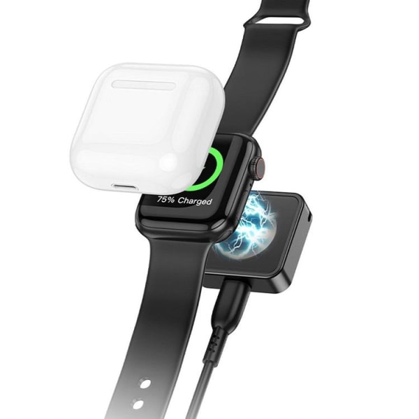 Hoco Trådløs Oplader Til Apple Watch 2,5W - Sort