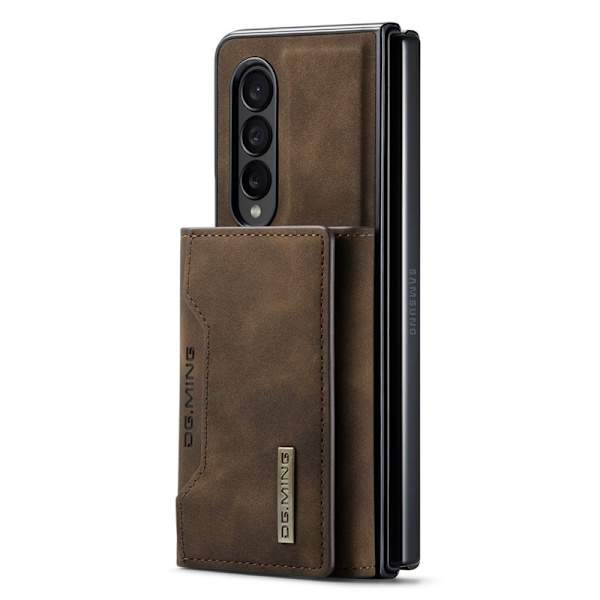 DG.MING Samsung Galaxy Z Fold4 Plånboksfodral Magnetisk Brun