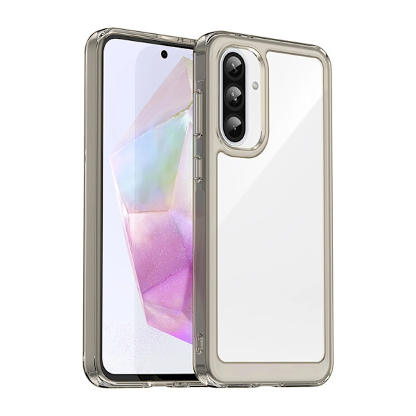 Telefontaske til Galaxy A26 Outer Space - Gennemsigtig/Sort Transparent