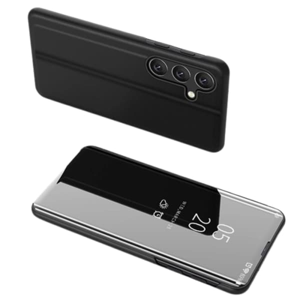 Galaxy S25 Plus Etui Clear View - Sort Black
