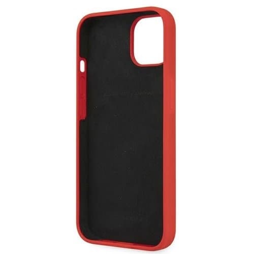 Ferrari Silikonikuori iPhone 13 mini - Punainen Red