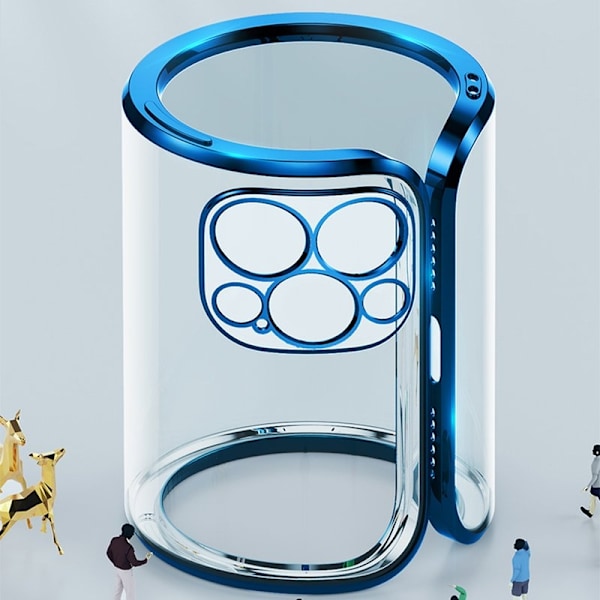 SULADA Mobilskal till iPhone 13 Pro Full Protective Electroplating Svart