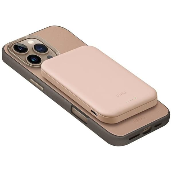 UNIQ MagSafe Powerbank 5000mAh USB-C Audio Lexa Rosa