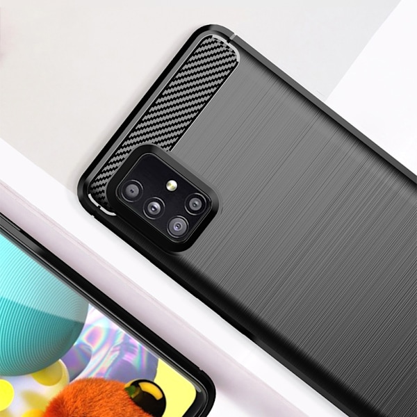CARBON skal till Samsung Galaxy A51 5G Svart Svart