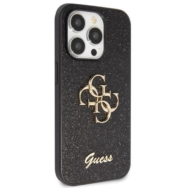 Guess Mobilskal till iPhone 11/XR Glitter Script Big - sVART Black