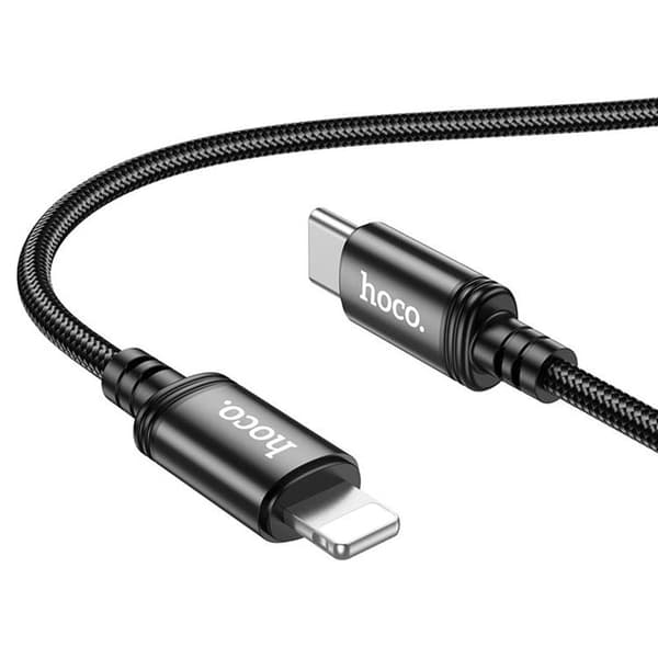 Hoco USB-C till Lightning Kabel PD 20W X89 1m Svart Svart