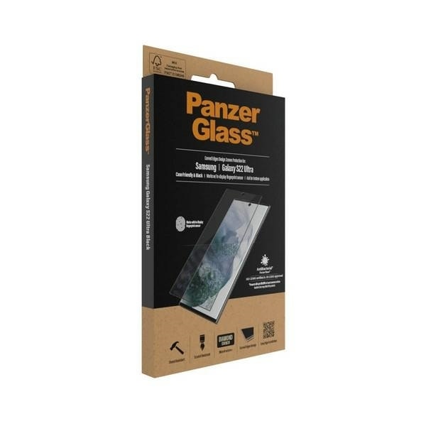PanzerGlass Galaxy S22 Ultra Härdat Glas Skärmskydd E2E Microfracture