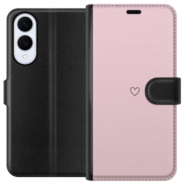 Plånboksfodral till Samsung Galaxy S25 Edge med Litet Hjärta