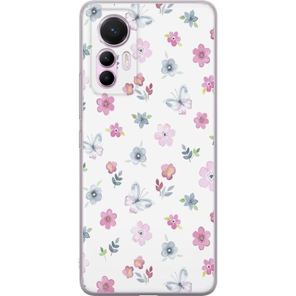 Mobilcover til Xiaomi 12 Lite med Blomster og sommerfugle