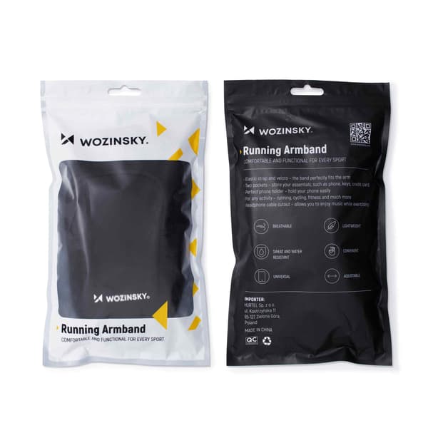 Wozinsky Sport Armband - Musta Svart