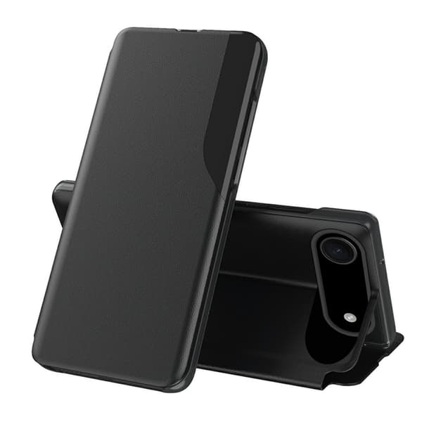 Amorus Mobilskal till iPhone Air Folio Flip Stativ PU-Läder - Svart Svart