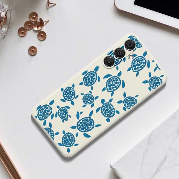 Mobilskal för Samsung Galaxy S26 TPU - Lila Sköldpaddsmönster