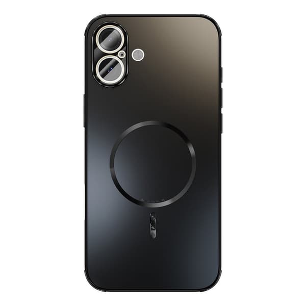 ABEEL Mobilskal till iPhone 16 Plus Magnetiskt TPU PC Kylande Svart
