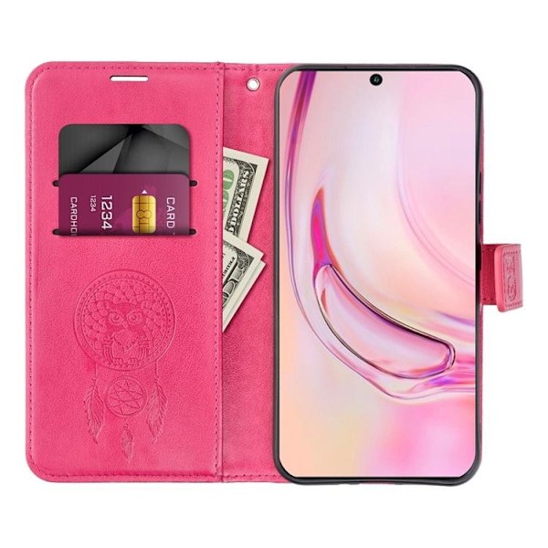 Galaxy A25 5G Plånboksfodral Mezzo Dreamcatcher - Magenta