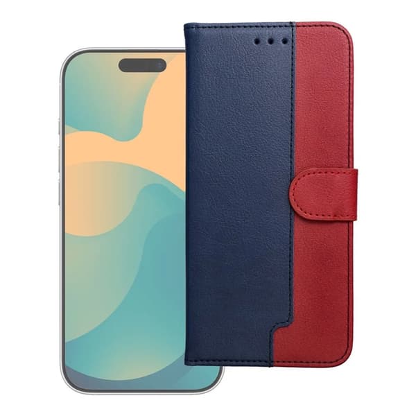 Plånboksfodral För Galaxy S26 Ultra Flap - Marinblå/Röd Blå
