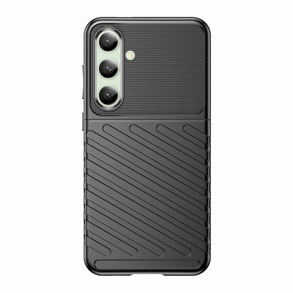 Mobilskal till Galaxy S24 FE Thunder Armored - Svart Svart