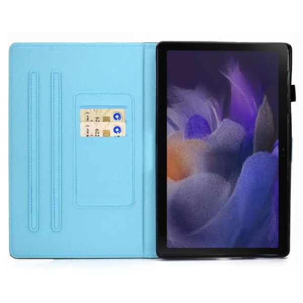 Galaxy Tab A8 10.5 2021 Plånboksfodral - Katt och Fjäril