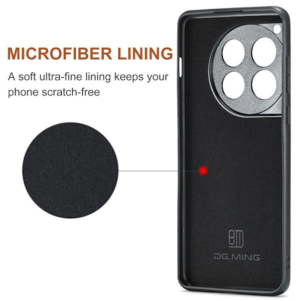 DG.MING M2 Series Mobilskal till OnePlus 12 5G Kickstand - Brun