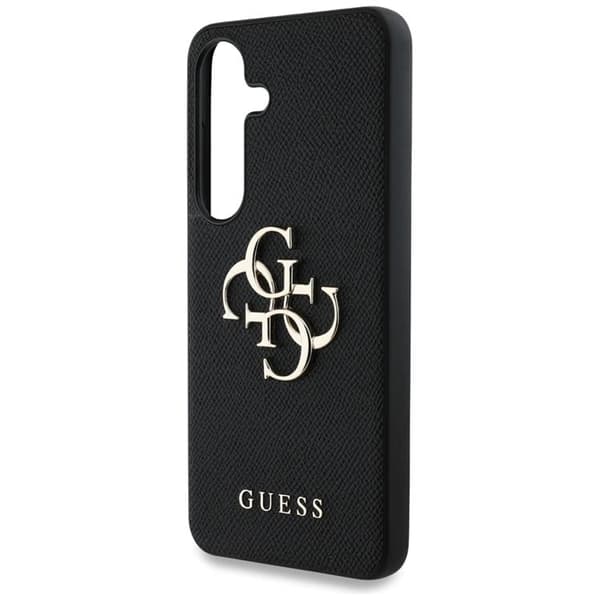 Guess telefonetui til Galaxy S25 Plus Kornet Stort 4G Logo Lille Klassisk - Sort Black