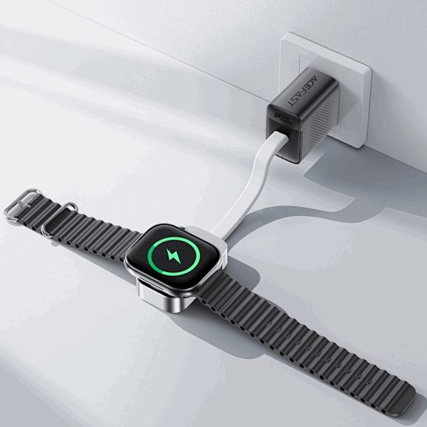 Acefast E21 5W Trådlös Laddare för Apple Watch - Silver