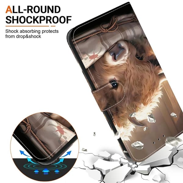 Plånboksfodral för Samsung Galaxy S26 Plus Konstläder Ställ - Kalv
