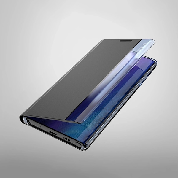 Galaxy A55 Fodral Sleep View med Flap - Blå Blå