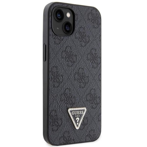 Guess iPhone 13 Mobile Case Crossbody 4G Metal Logo - musta